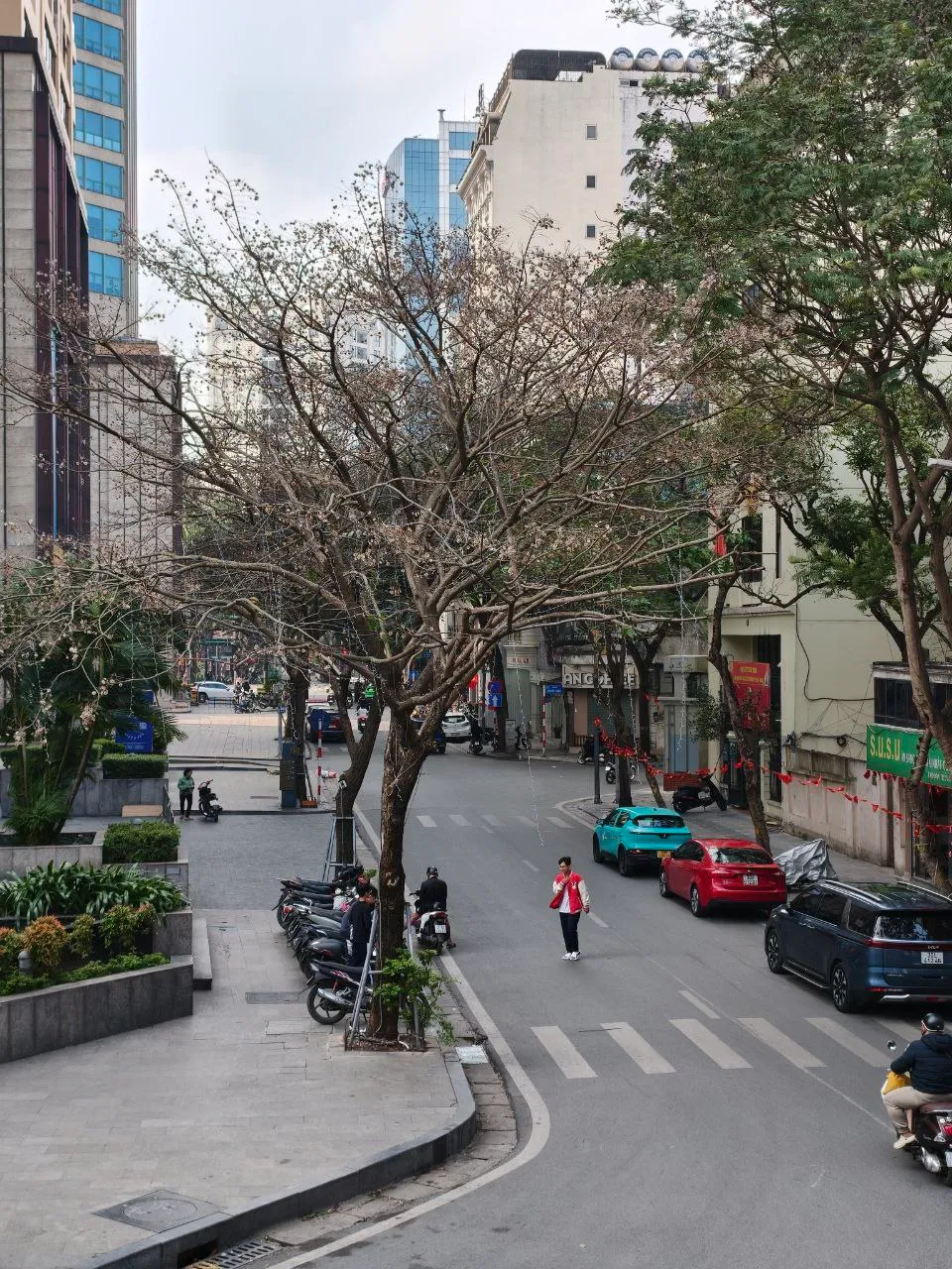 Một góc phố những ngày cận Tết